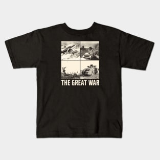 The Great War - WW1 Photos Kids T-Shirt